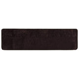 Rug Runner MARSA Anthracite 100 x 400 cm Polyester and PVC 42023180