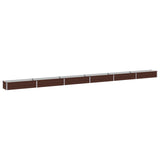 Raised Garden Bed Brown 600 x 40 x 24 cm cold-rolled steel 8006377