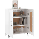 Sideboard High Gloss White 69.5x34x90 cm Engineered Wood 812147