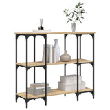 Console Table Sonoma Oak 102x35x90 cm Engineered Wood 834146
