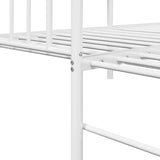Daybed Frame White 80 x 200 cm Steel 42002678