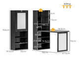 Three-Part Work Desk, with Storage and Writing Board - Black T3398P344675