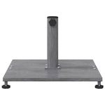 Outdoor Umbrella Base Dark grey wood look 45 x 45 x 31 cm Steel 42009945