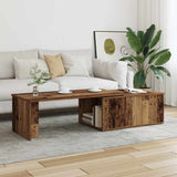 Coffee Table Old Wood 150x50x35 cm Engineered Wood 855980
