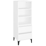 Highboard White 40x36x110 cm Engineered Wood 821244