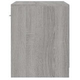 Bedside Cabinets 2 pcs with Drawer Grey Sonoma 342587
