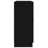Sideboards 2 pcs Black 30x30x70 cm Engineered Wood 811172