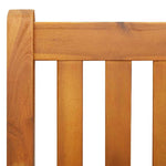 Garden Swing Bench Brown 119 x 35 x 47cm Solid Acacia wood 4105521