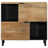 Sideboard Brown 80x33x75 cm Solid Wood Mango 4017747