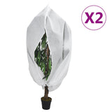 Plant Fleece Covers with Zip 2 pcs 70 g/m 3.93x3 m 3203523