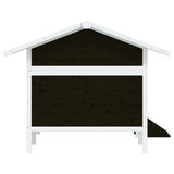 Dog Kennel Grey 159x120x88.5 cm Solid Wood Pine 172271