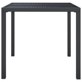 Garden Table Anthracite 80x80x72 cm Steel 362743
