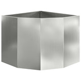 Corner Planter Silver 60 x 60 x 50 cm Galvanised steel 883666