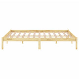 810037 Bed Frame without Mattress Solid Wood 200x200 cm