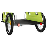 Bike Trailer Green Oxford Fabric and Iron 94179