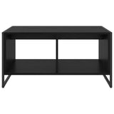 Coffee Table Black Oak 80 x 50 x 40 cm Engineered Wood 886432