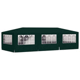 Professional Party Tent with Side Walls 4x9 m Green 90 g/m 48540