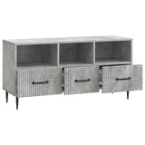 TV Cabinet Concrete Grey 102 x 34.5 x 50 cm Engineered Wood 894908