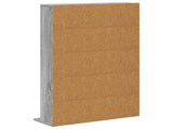CD Cabinet Grey Sonoma 65 x 23.5 x 97.5 cm Engineered Wood 8012684