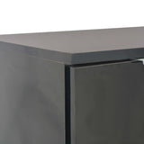 Sideboard High Gloss Black 107x35x80.5 cm 283719