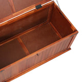 Storage Chest Brown Solid Acacia wood, MDF 90 cm x 45 cm x 40 cm 247242