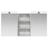 Bathroom Cabinet Set 3 pcs 140 x 14.5 x 70 cm Engineered wood 3403787