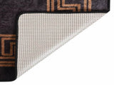 Rug Washable Black and Gold 400x300 cm 136629