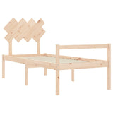 Senior Bed without Mattress Single Solid Wood 3195511