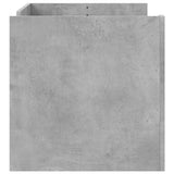 Coffee Table Concrete Grey 100x50x50 cm Engineered Wood 848349