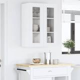 Hanging Cabinet with Door White 60 x 31 x 80 cm Engineered Wood 884314