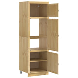 Cabinet SKI Honey Brown 66 x 58 x 207 cm Solid Pine Wood 42007572