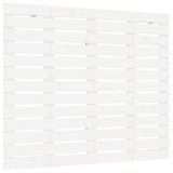 Wall Headboard White 96x3x91.5 cm Solid Wood Pine 824674