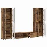 TV Cabinet Set with Shelf FLORIN 3 pcs Old Wood Engineered Wood 3397992