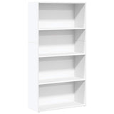 Bookcase White 80x30x152 cm Engineered Wood 857940
