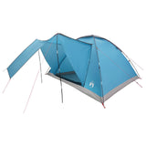 Camping Tent with Roof Blue 6-Person Polyester and Steel 42028653