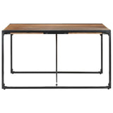 Dining Table 140x140x75 cm Solid Wood 321574