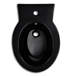 Black Ceramic Toilet & Bidet Set 270567