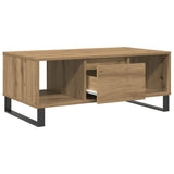 Coffee Table Artisan Oak 90x50x36.5 cm Engineered Wood 857341