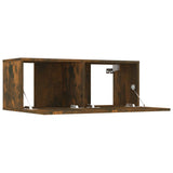 TV Cabinets 4 pcs Smoked Oak 80x30x30 cm Engineered Wood 3114187
