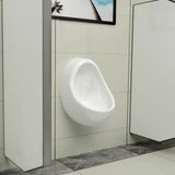 Wall Hung Urinal with Flush Valve Ceramic White 143990