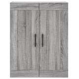 Highboard Grey Sonoma 69.5x34x180 cm Engineered Wood 3199711