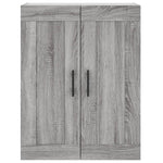 Highboard Grey Sonoma 69.5x34x180 cm Engineered Wood 3199903