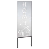 Garden Privacy Screen Silver 50 x 140 cm Stainless steel 876340