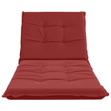 Sunlounger Cushion GEMERT 100% Polyester Wine Red 947455