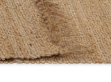 Hand-Woven Jute Area Rug 120x180 cm Natural 133217