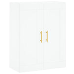 Highboard White 69.5x34x180 cm Engineered Wood 3199929