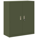 Storage Cabinet Olive Green 90 x 40 x 105 cm Steel 891650
