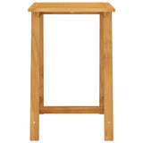Garden Bar Set Grey Solid Acacia Wood, Poly Rattan Medium 3067957