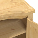 Wardrobe "Corona" 194x52x186 cm Solid Wood Pine 4012162