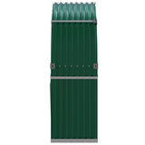 Log Holder Green 120x45x140 cm Galvanised Steel 364541